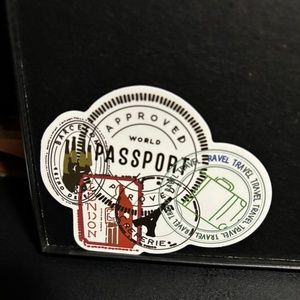 TRAVELING PASSPORT STICKER